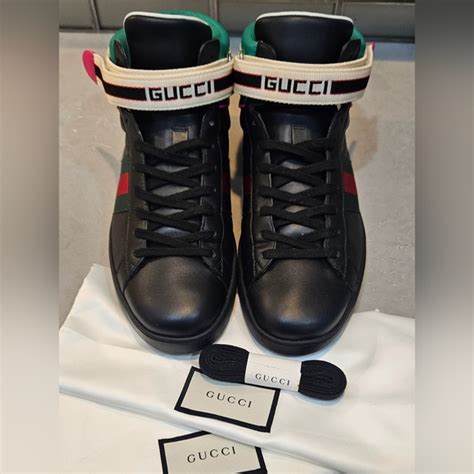 gucci high cut shoes|farfetch Gucci hi tops.